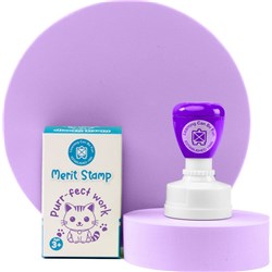 Purr-fect Work Merit Stamp